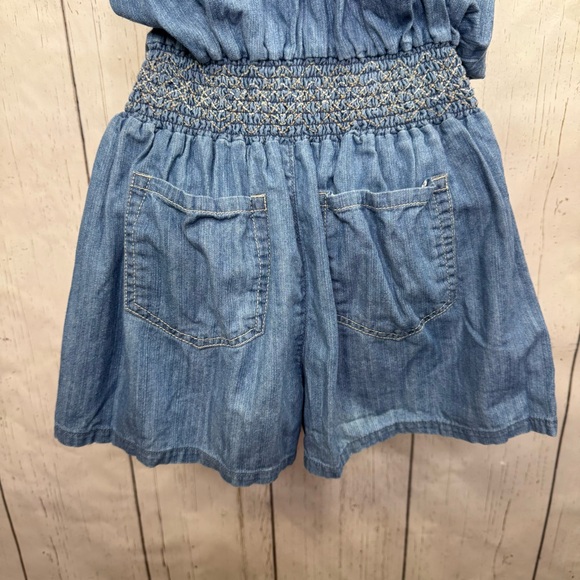 Mudd Light Blue Strapless Jumpsuit - Picture 8 of 14